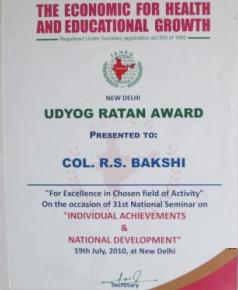 Udyog Ratna Award